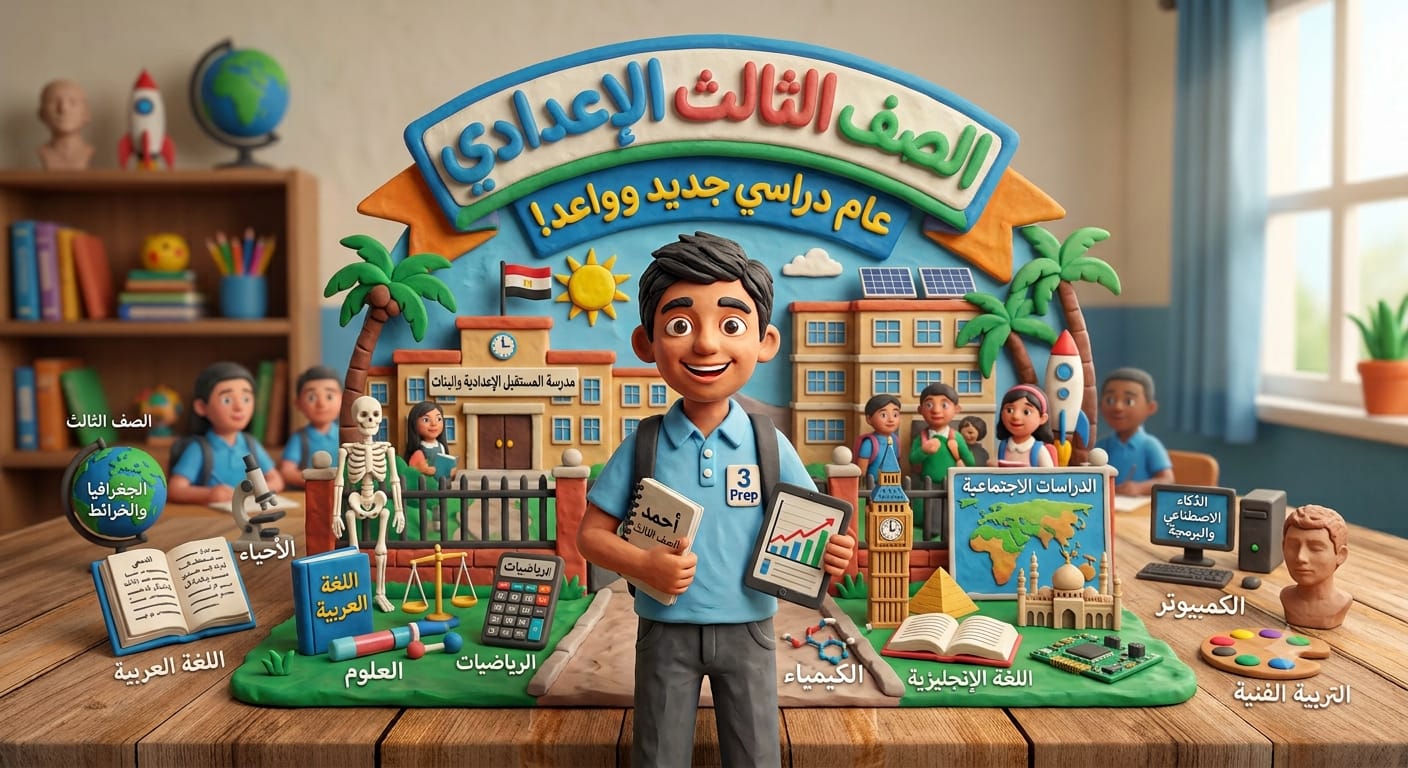 الصف الثاني الإعدادي